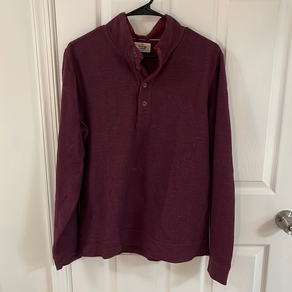 Barely worn Marine Layer Henley Sweater